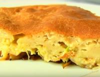 Заливной пирог с капустой на кефире: быстрые и вкусные рецепты